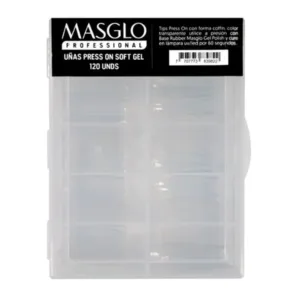 Tips Press On Soft Gel Clear Caja X 120 Und